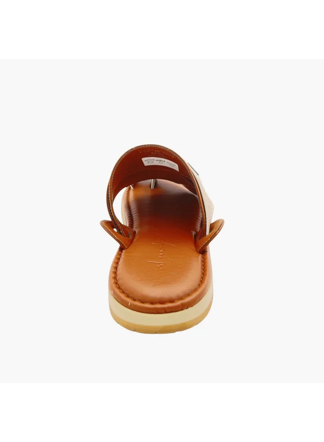 Al Waha Men's Panelled Slip-On Arabic Sandals