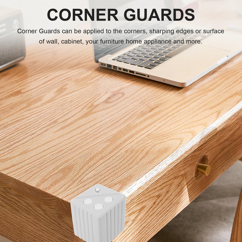 Soft Corner Protectors Childproof Edge Bumpers for Furniture and Windows 16 Pack Clear - Image 4