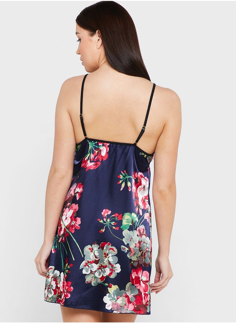 ELLA - Printed Slip Dress - Image 1