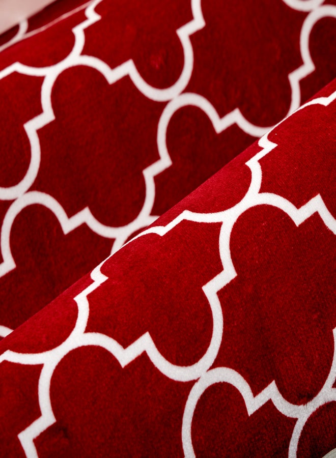 Noon East Red Arabesque Kitchen Runner 50X150 Cm Red - Image 5