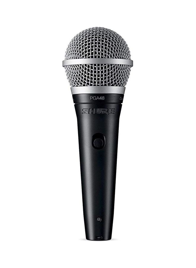 Shure PGA48 Dynamic Vocal Microphone (XLR to 1/4" Cable) PGA48-QTR-E Black - Image 1