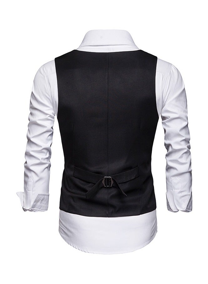 KUYING New Men's British Fashion Slim Fit Suit Vest  - Image 2