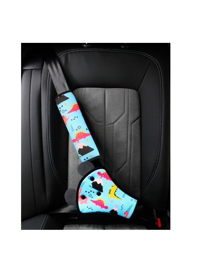 OASIS-TH Car Seat Belt Adjuster Seat Belt Pad Cover for Baby Child Neck Safety Shoulder Positioner Shoulder Pad Kit Neck Support Headrest Seatbelt Pillow Cover & Seatbelt Adjuster for Child  - Image 2