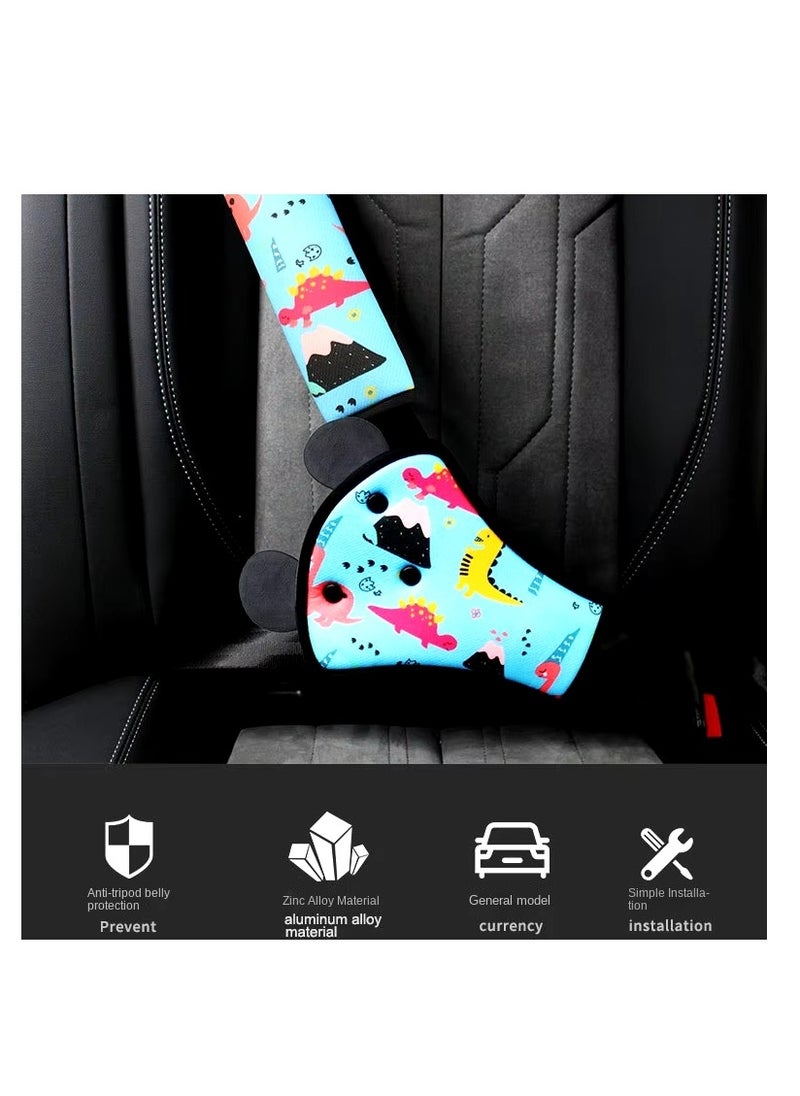OASIS-TH Car Seat Belt Adjuster Seat Belt Pad Cover for Baby Child Neck Safety Shoulder Positioner Shoulder Pad Kit Neck Support Headrest Seatbelt Pillow Cover & Seatbelt Adjuster for Child  - Image 3