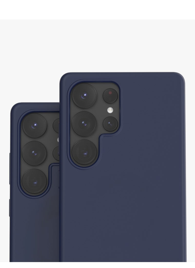 LEVELO - S25 Ultra Magsafe Case Iris Liquid Silicone / Impact-Resistant Corners / Scratch Resistance / Premium Quality / Drop and Damage Protecting / MagSafe Compatible Back Cover - Blue - Image 1