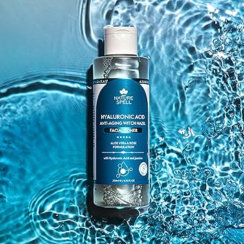 Nature Spell Witch Hazel Facial Toner with Hyaluronic Acid 200ml Aloe Vera Rose Water AlcoholFree Formula for All Skin Types Made in The UK - Image 5