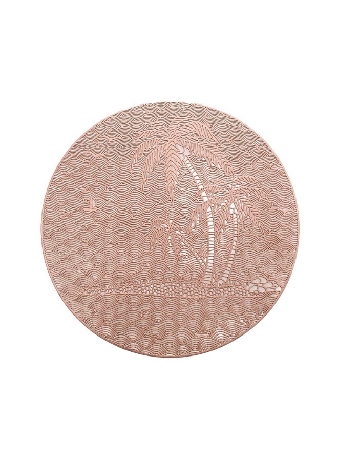 ناكسوس 6 قطع من مفارش الطاولة المقاومة للحرارة والمضادة للانزلاق المصنوعة من البلاستيك PVC المجوف لتزيين الطاولة للحفلات وحفلات الزفاف - Image 1