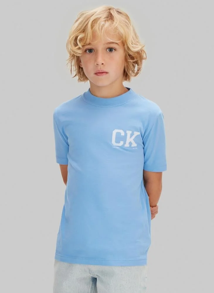 Calvin Klein Jeans Youth Chest Logo Short Sleeve T-Shirt