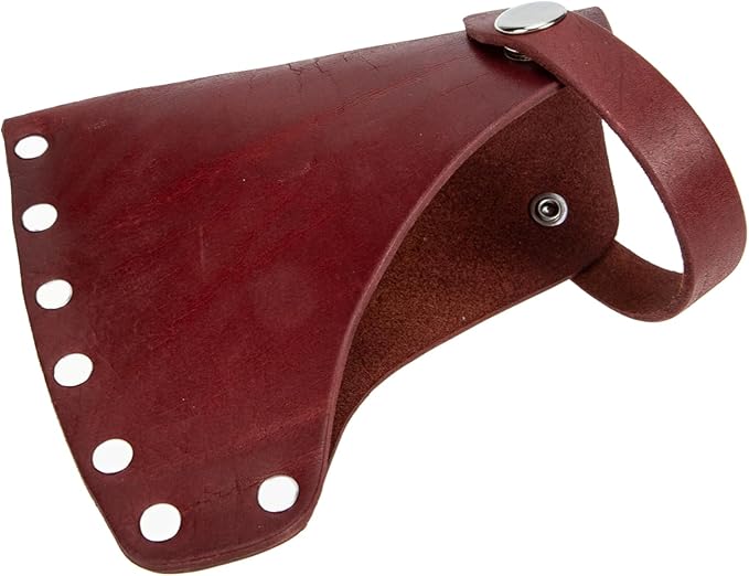 Camping Hatchet Cover Protective Case Genuine Leather Portable Axe Cover 1 Piece - Image 1