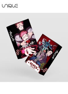 Unique 92 Pieces Jujutsu Kaisen Lomo Card - Laser Card - 60Pieces Double-sided LOMO Card - 30 Pcs Random stickers - HD Color Printed Collector Card Sticker - Photo card decoration for collector fans  - Image 5