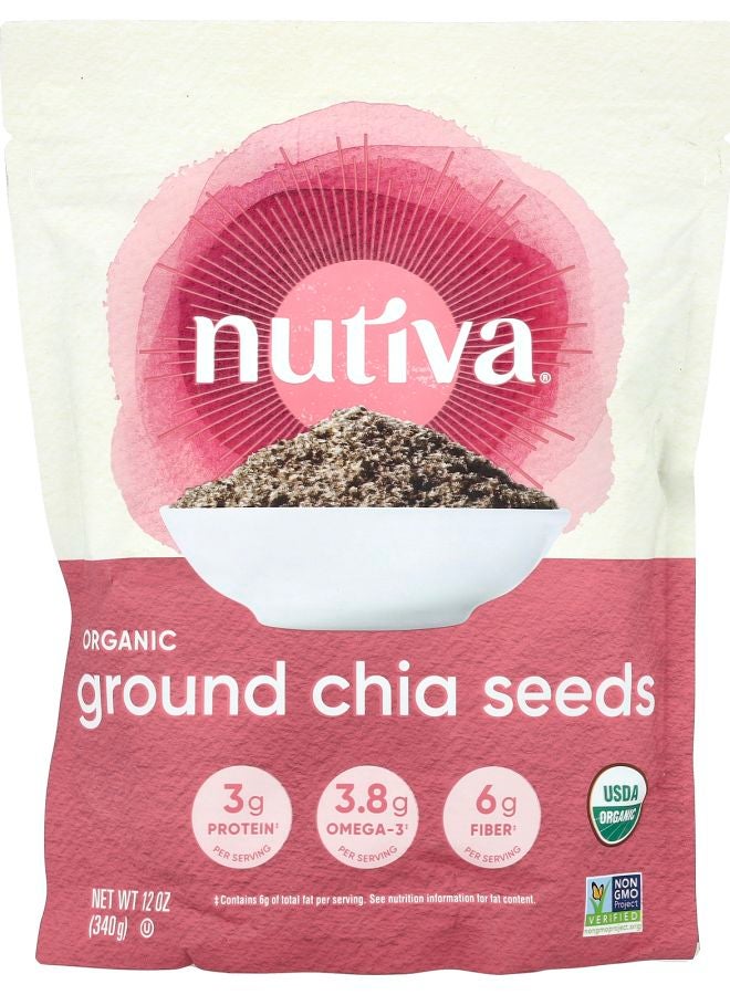 Nutiva Organic Ground Chia Seeds 12 oz (340 g)