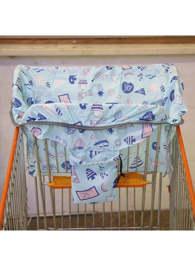 TOPINCN Shopping Cart Cover for Baby,High Chair Cover,Cart Cover for Babies,Baby Shopping Cart Cover,Shopping Cart Chair Cover Trolley Soft Pad Baby Seat Cushion - Image 5