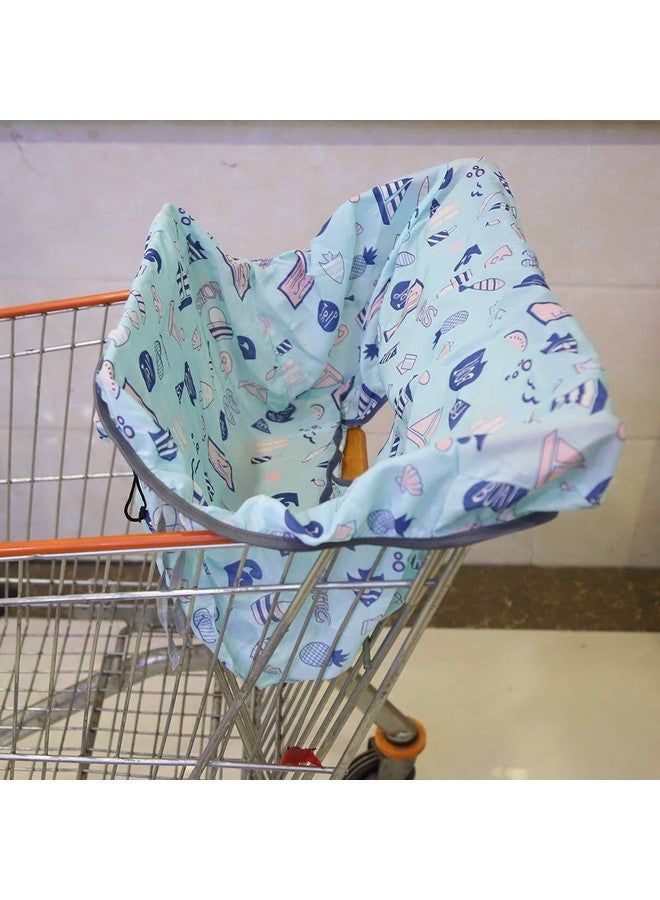 TOPINCN Shopping Cart Cover for Baby,High Chair Cover,Cart Cover for Babies,Baby Shopping Cart Cover,Shopping Cart Chair Cover Trolley Soft Pad Baby Seat Cushion - Image 4