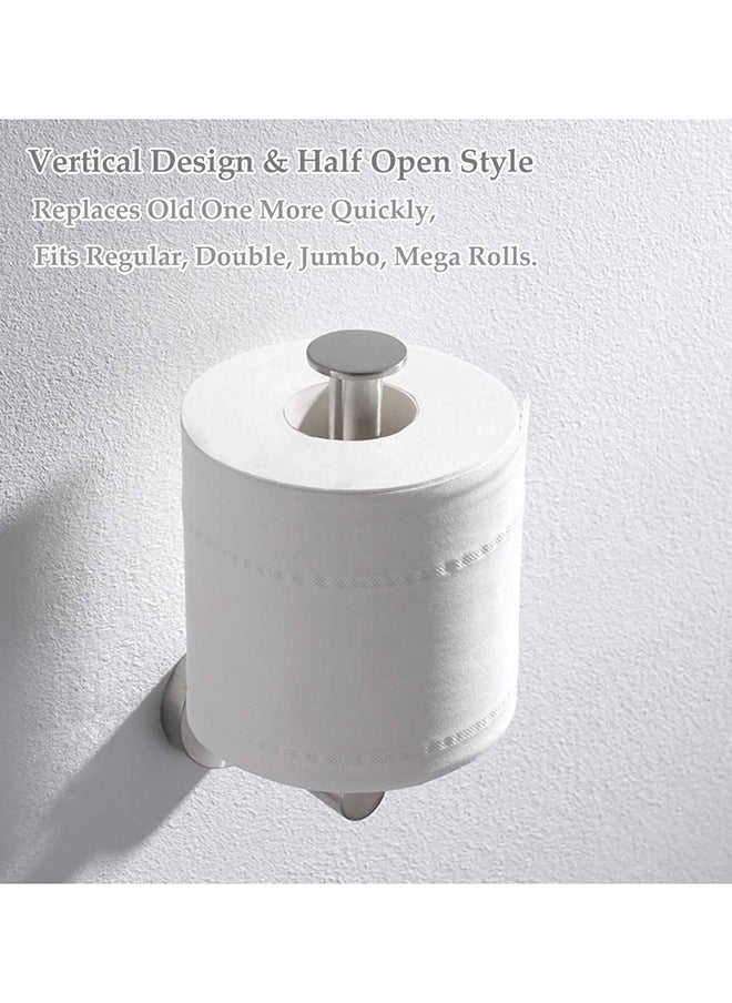 Generic Stainless steel vertical toilet paper holder  - Image 3