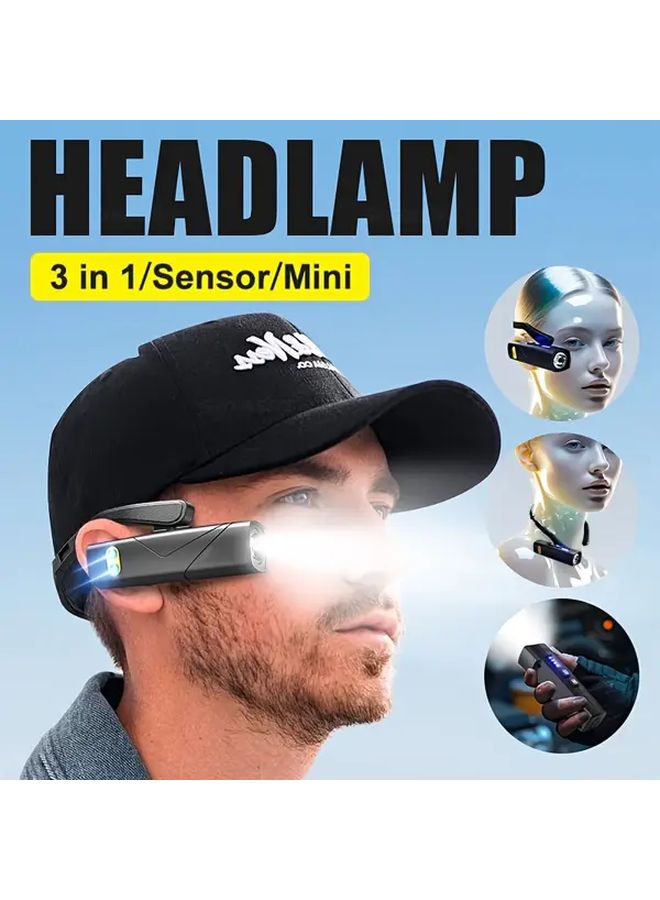 T202SWH Hanging Ear Headlamp Ultra Light Multi Purpose High Brightness Outdoor Lighting - Image 3