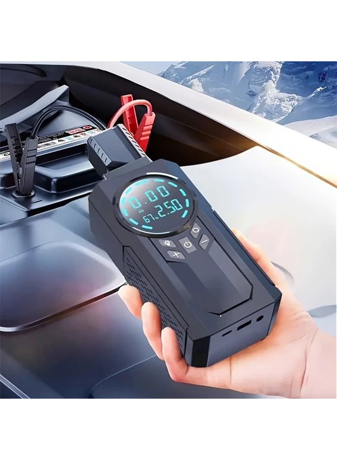 Multifunctional Intelligent Air Pump Car Battery Jump Starter Portable Tire Inflator - Image 3