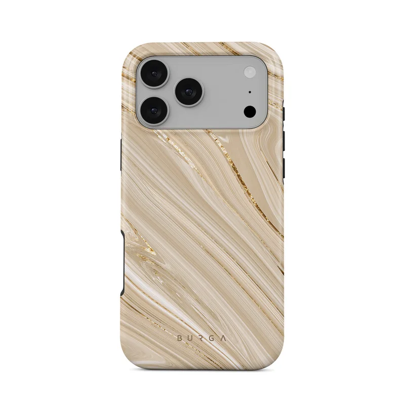 BURGA Burga iPhone 17 Pro Full Glam Premium Case Compatible with Hybrid Dual-Layer Hard Shell + Silicone Protection - Scratch-Resistant Shockproof Mobile Cover