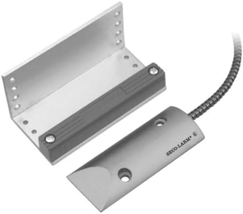 Seco-Larm SM-226L-3Q Overhead Door Magnetic Contact, 2.75-inch Gap, Open/Closed Loop Circuits (3 Wires), 24" Armored Wire Leads, Weatherproof - Image 2