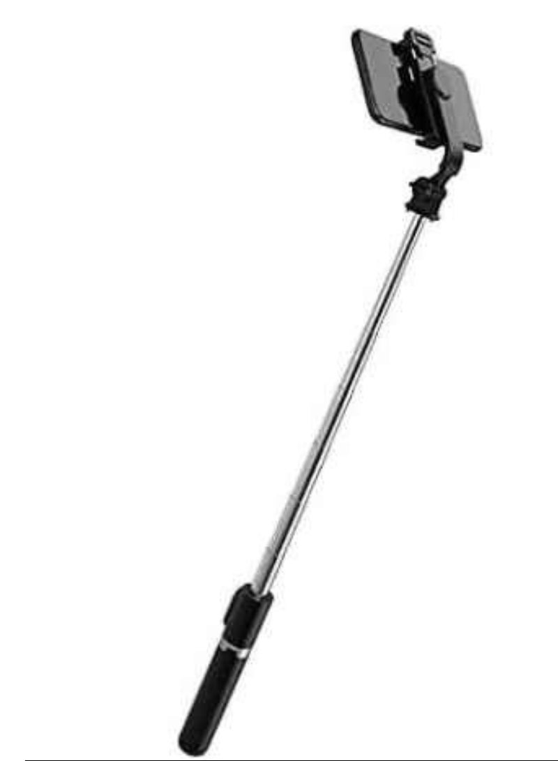 ELTRAZONE Q02 Selfie Stick Tripod Multifunctional Stretch 103cm Wireless Tripod Black - Image 1