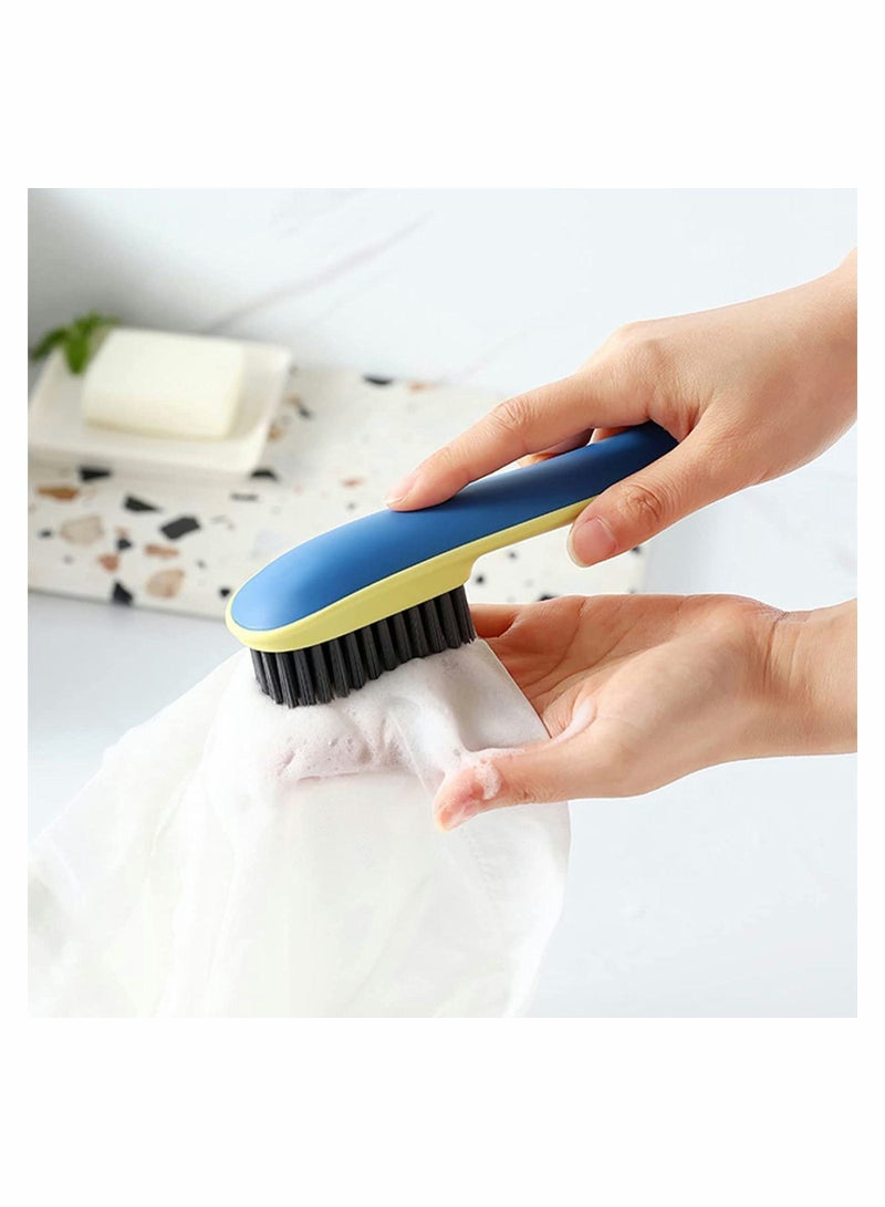 NIBEMINENT 2 Pack Cleaning Brush, SYOSI Soft Laundry Scrub Household Brush for Clothes Shoes Sneaker Portable Plastic Washing with Comfortable Grip  - Image 3