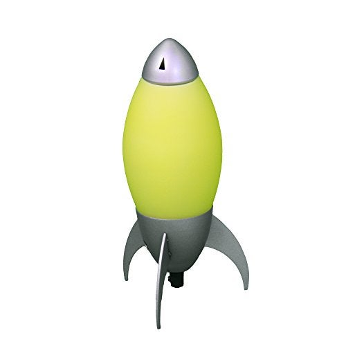 Ore International KT-162 Kid's Rocket Table Lamp, 10.5-Inch Height, Yellow - Image 3
