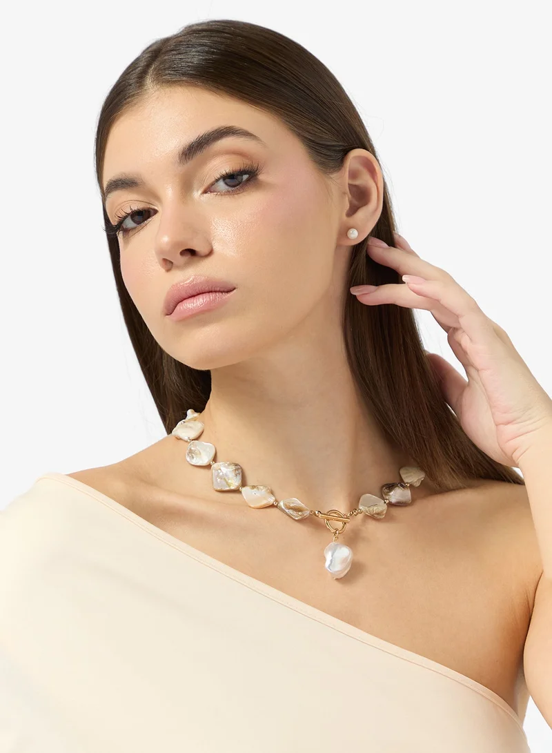 جينجر قلادة الراتنج بسحر البحر