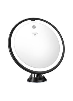 SNOWFLAKES SNOWFLAKES 8 inches Magnifying Mirror with Light, 10x Magnification 3 Light Modes Makeup Mirror with Suction Cups ,Smooth and Easy Install ,360 Degree Swivel Joint.  - Image 1