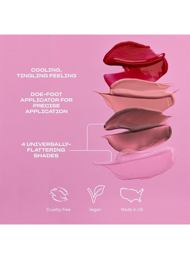 BABE ORIGINAL Babe Glow Plumping Lip Jelly - High Shine Lip Gloss for Fuller, Thicker Lips, Moisturizing and Soothing, Mauve - Image 4