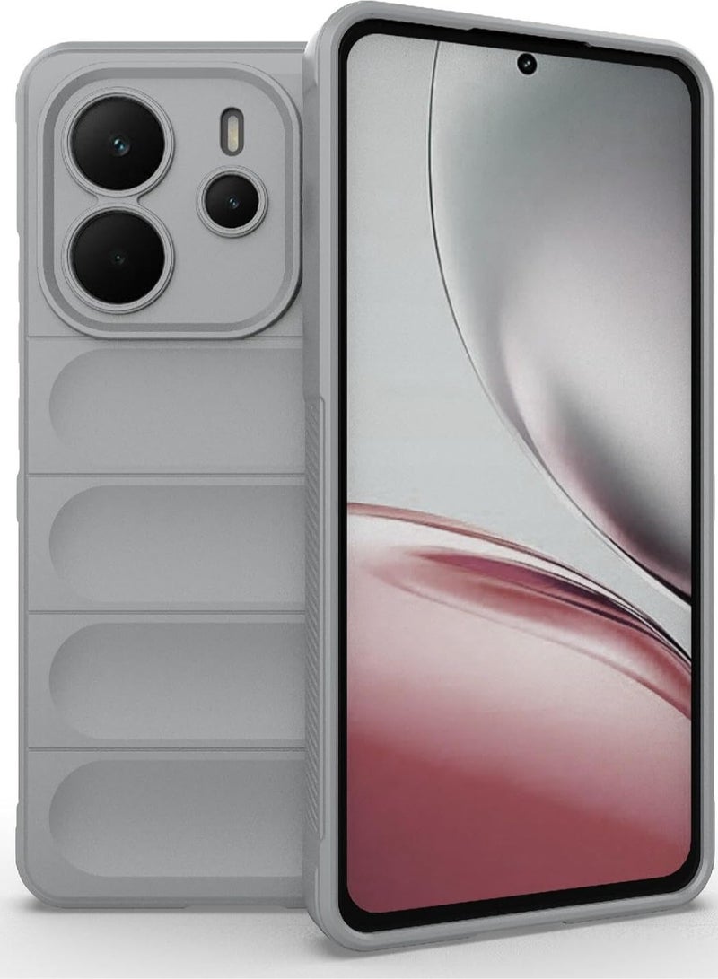 جراب redmi note 14 4g  ماجيك شيلد مرن مضاد للصدمات وحماية كاملة للخدوش مع حماية للكاميرا مزود ببطانة داخلية لهاتف ريدمي نوت 14 - Image 3