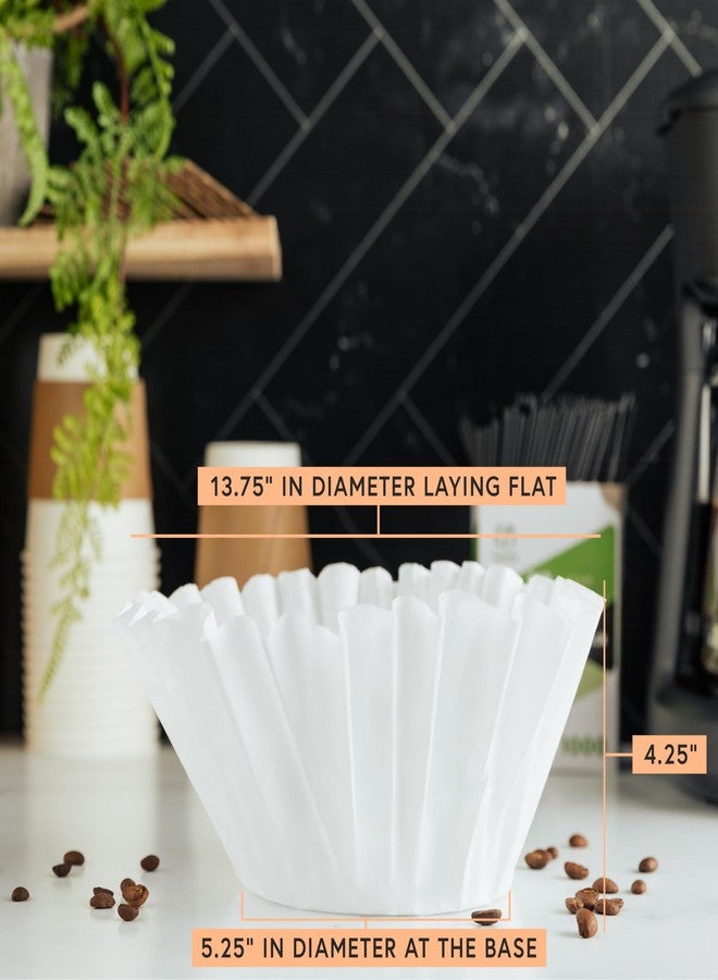 Tupkee Extra Large Coffee Filters - 13.75” x 5.25” - Fits Bunn 1.5-3 Gallon Commercial Coffee & Tea Machines - Chlorine-Free - No Overflow, No Tearing - 250 Count - For Restaurants, Cafés - Image 3