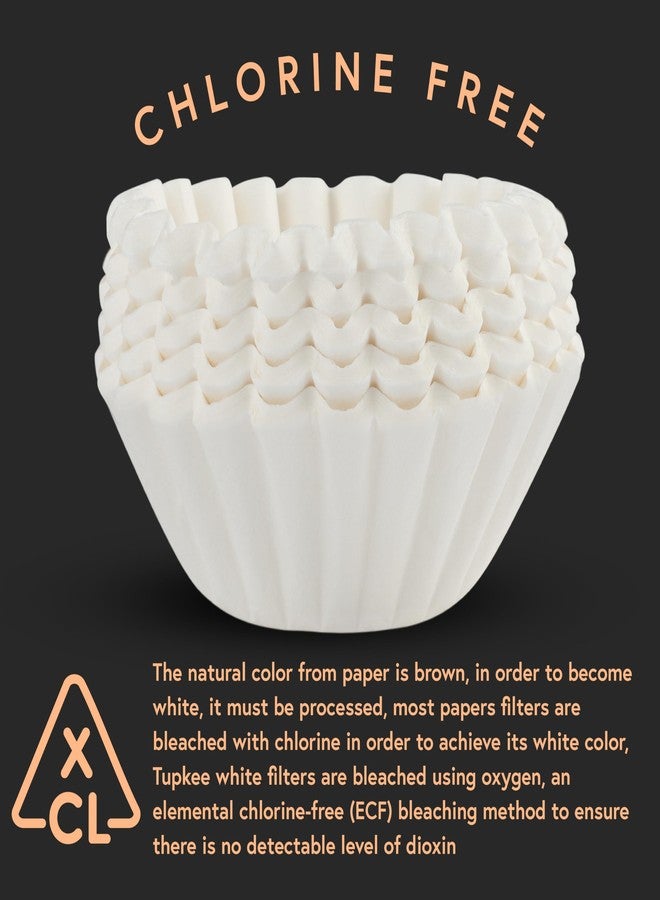 Tupkee Extra Large Coffee Filters - 13.75” x 5.25” - Fits Bunn 1.5-3 Gallon Commercial Coffee & Tea Machines - Chlorine-Free - No Overflow, No Tearing - 250 Count - For Restaurants, Cafés - Image 4