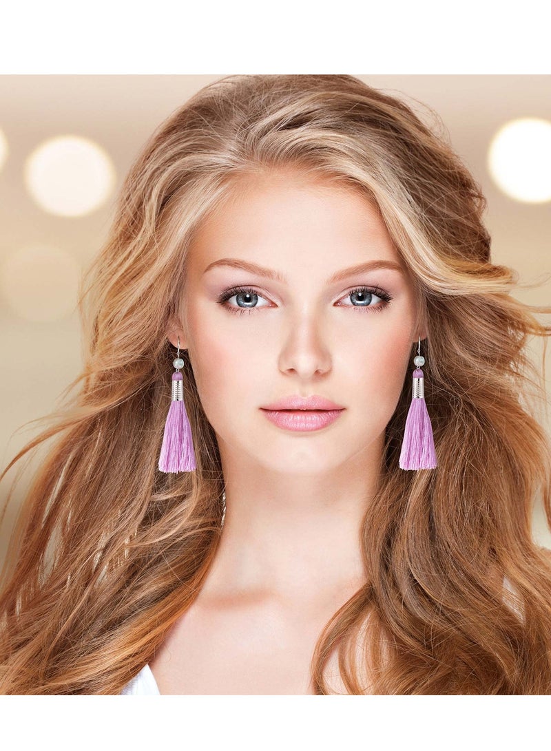 SOLARAE Rope Clips, Foldable Metal Fastener Cylindrical Opening Crimps for Leather Cords, Strings, Tassels DIY Crafts Jewelry Making Earrings Bags 8.4x14mm，400 Pcs - Image 4