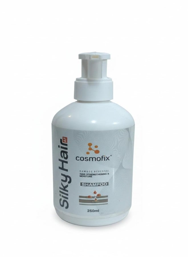 Cosmofix Silky Hair AF Shampoo | Nourishing Formula for Soft, Smooth & Hydrated Hair, Suitable For All Hair Types -(250ml) (Pack of 1) - Image 3