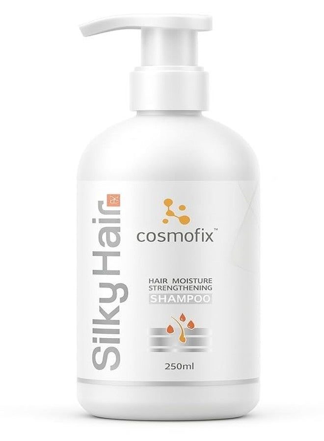 Cosmofix Silky Hair AF Shampoo | Nourishing Formula for Soft, Smooth & Hydrated Hair, Suitable For All Hair Types -(250ml) (Pack of 1) - Image 2