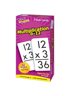 Trend Enterprises TREND ENTERPRISES: Multiplication 0-12 Skill Drill Flash Cards, Exciting Way for Everyone to Learn, Facts Through 12, Self-Checking, Great for Skill Building and Test Prep, 91 Cards Included, Ages 8+  - Image 4