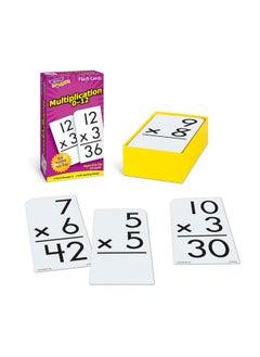 Trend Enterprises TREND ENTERPRISES: Multiplication 0-12 Skill Drill Flash Cards, Exciting Way for Everyone to Learn, Facts Through 12, Self-Checking, Great for Skill Building and Test Prep, 91 Cards Included, Ages 8+  - Image 3