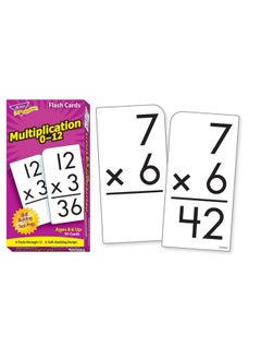 Trend Enterprises TREND ENTERPRISES: Multiplication 0-12 Skill Drill Flash Cards, Exciting Way for Everyone to Learn, Facts Through 12, Self-Checking, Great for Skill Building and Test Prep, 91 Cards Included, Ages 8+  - Image 2