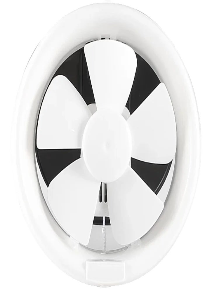 Hammer Round Wall-Mounted Exhaust Fan for Kitchens and Bathrooms – 20 cm Built-In Size - Image 4