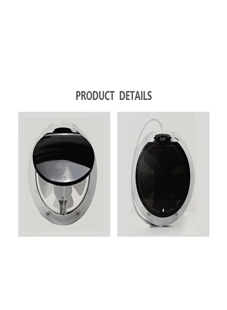 Hammer Round Wall-Mounted Exhaust Fan for Kitchens and Bathrooms – 20 cm Built-In Size - Image 5