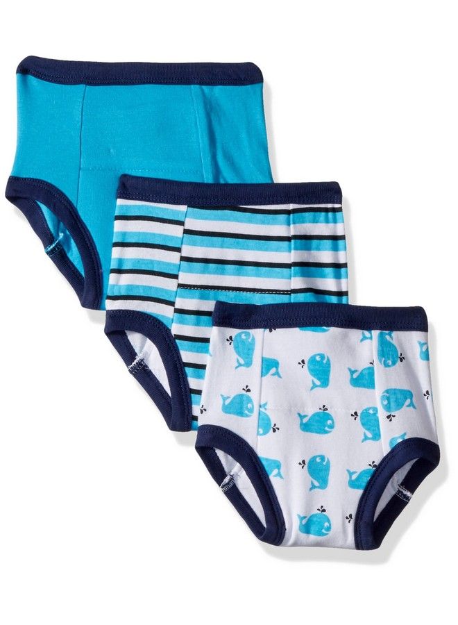 Luvable Friends Unisex Baby Cotton Training Pants Whale 4 Toddler - Image 2