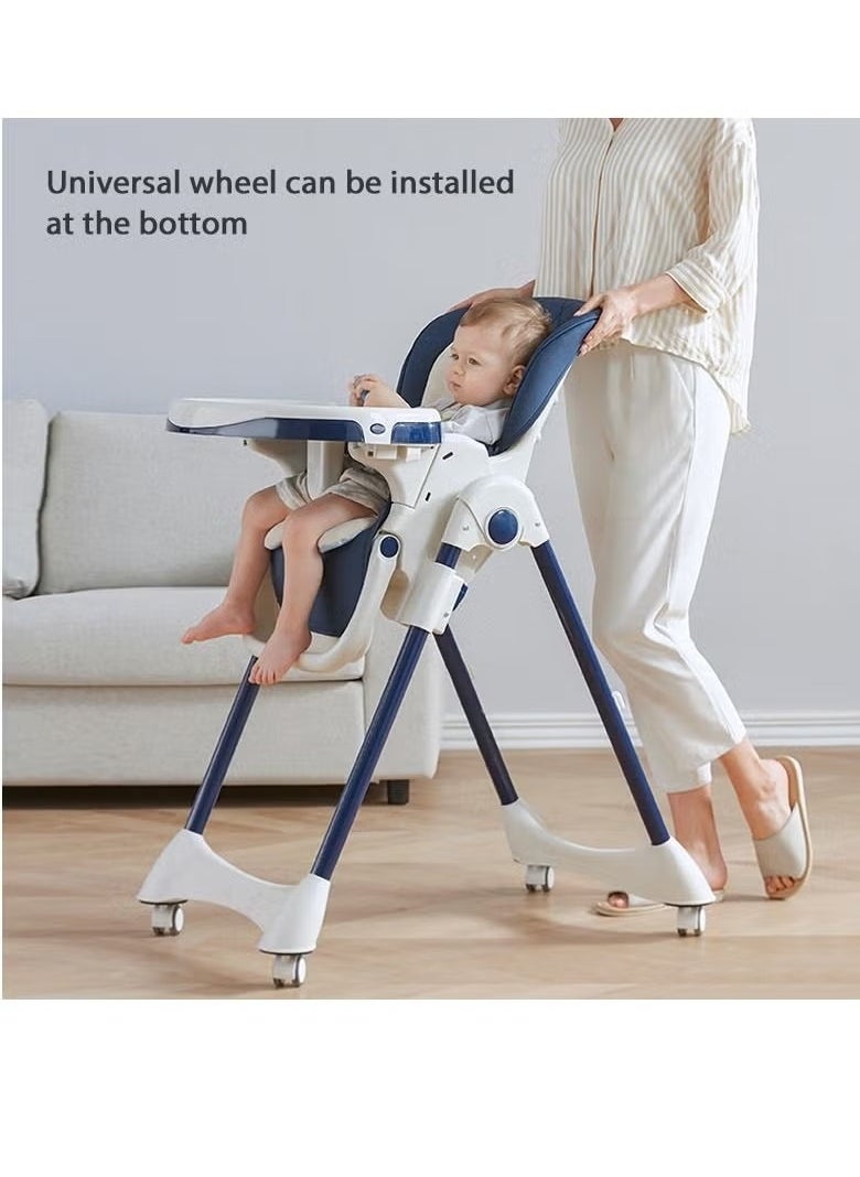 ORiTi - Multi-Function Baby High Chair, For Feeding & sleeping With Wheels & One Back Cushion - Image 1