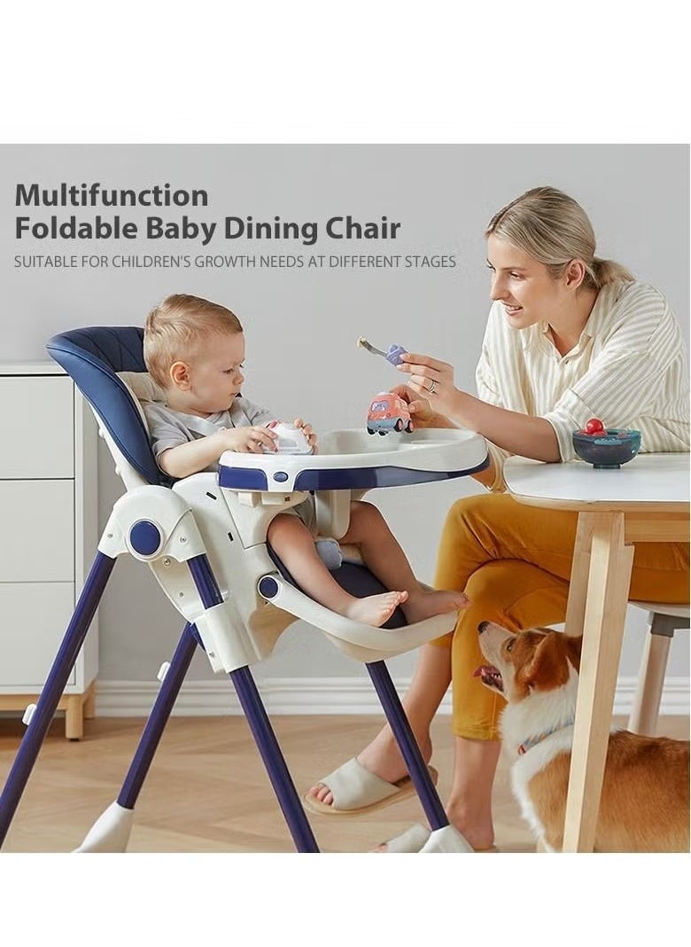 ORiTi - Multi-Function Baby High Chair, For Feeding & sleeping With Wheels & One Back Cushion - Image 1