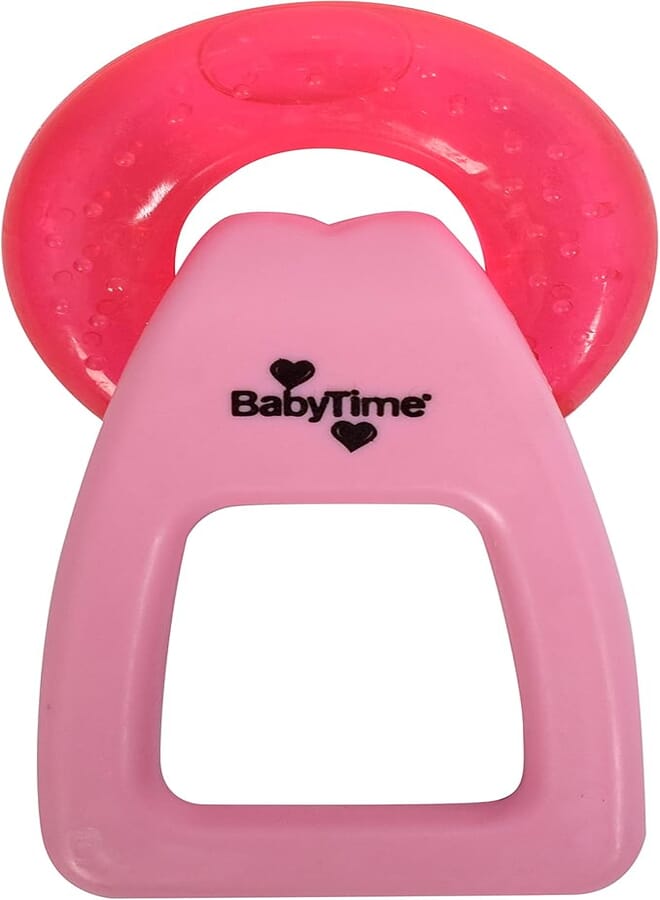 Baby Time Baby Time Baby Accessories BT204 Water Teether With Handle pink 1.0 Piece