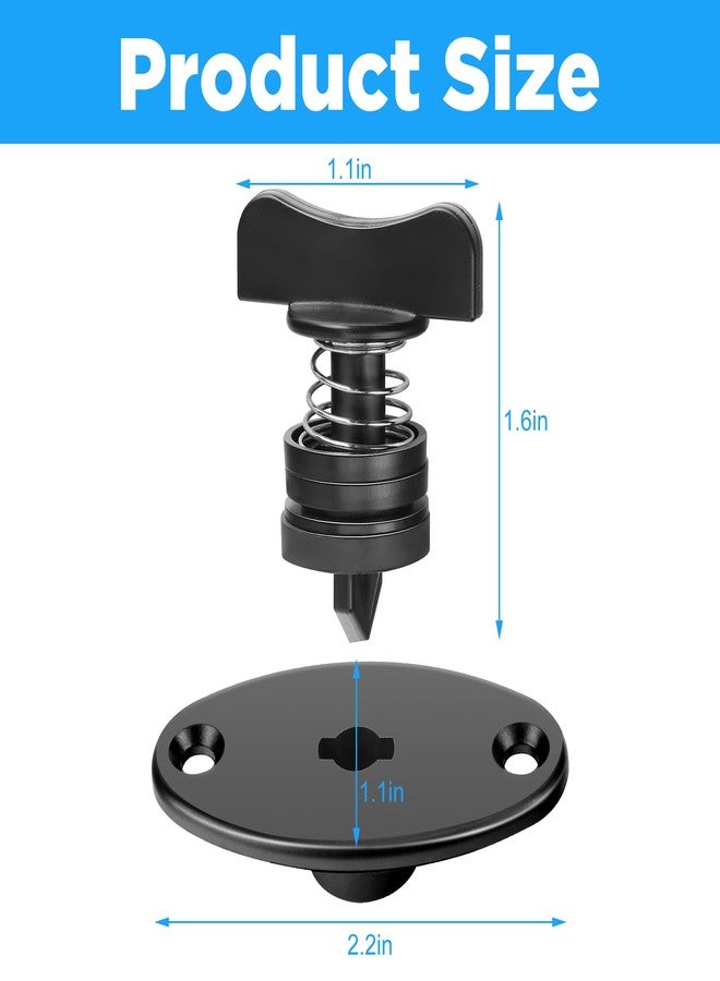 RunNico 4 Set Boat Windshield Fastener, Boat Windshield Clips for Boats Safety-Boat Windshield Replacement Accessories for Protecting Windows and Blocking Strong Winds (4) - Image 3