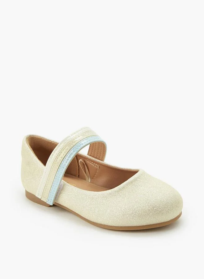 Juniors Girls Hook And Loop Ballerina Shoes