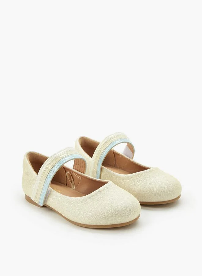 Juniors Girls Hook And Loop Ballerina Shoes