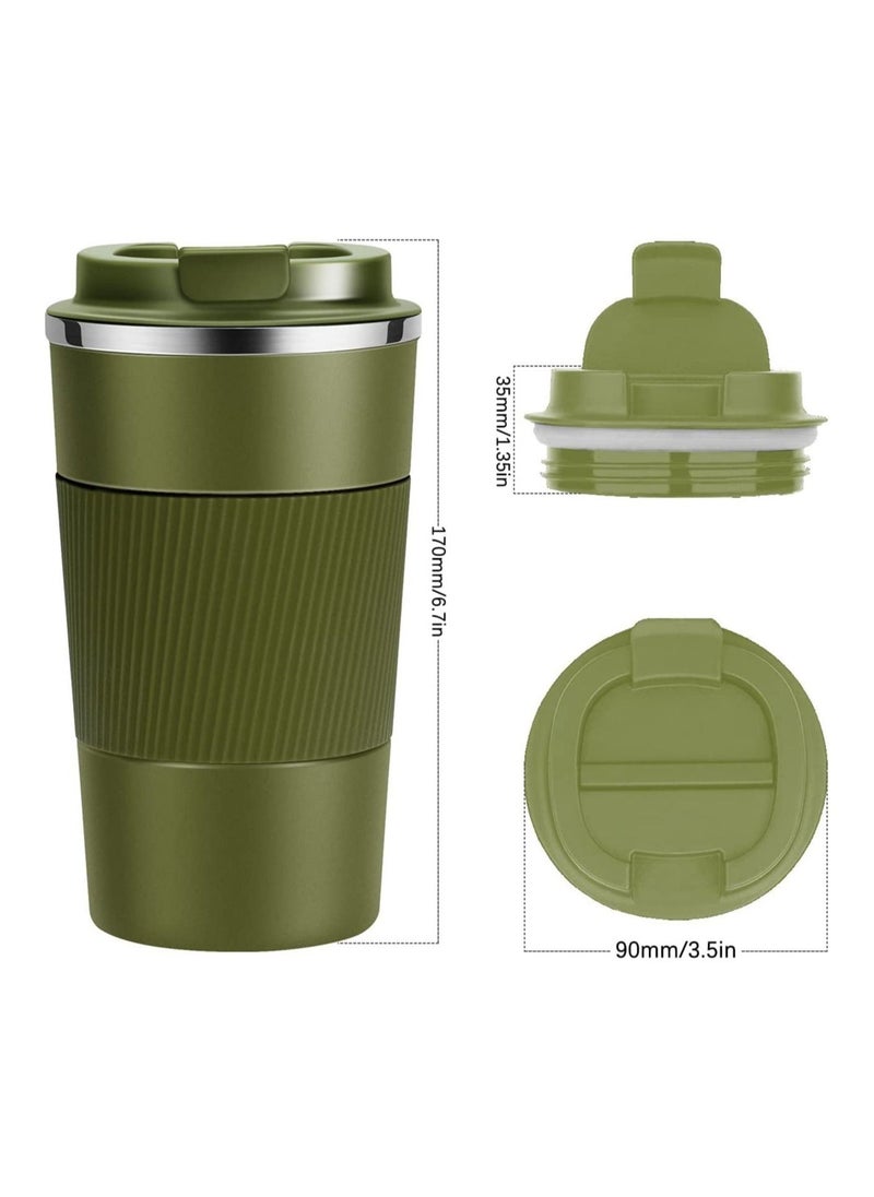 LA' PRECIOUS Travel Mug Reusable Insulated Coffee Cup Vacuum Insulation Stainless Steel Thermal Coffee Mug for Hot Cold Drinks  - Image 4