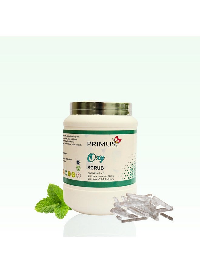 Primus Oxy Massage Scrub Enriched with Multivitamins | Makes Skin Youthfull & Refreshing | Scrub For Cleansing Pores | 1 kg - Image 1
