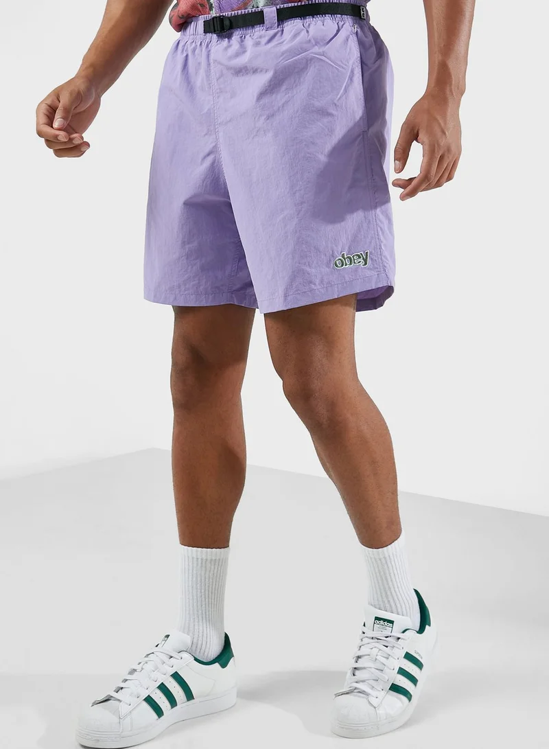 OBEY Easy Peak Web Shorts