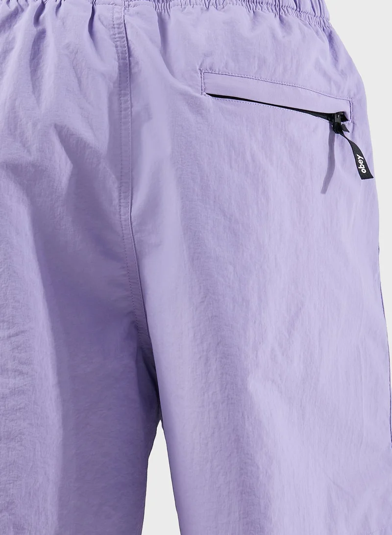 OBEY Easy Peak Web Shorts